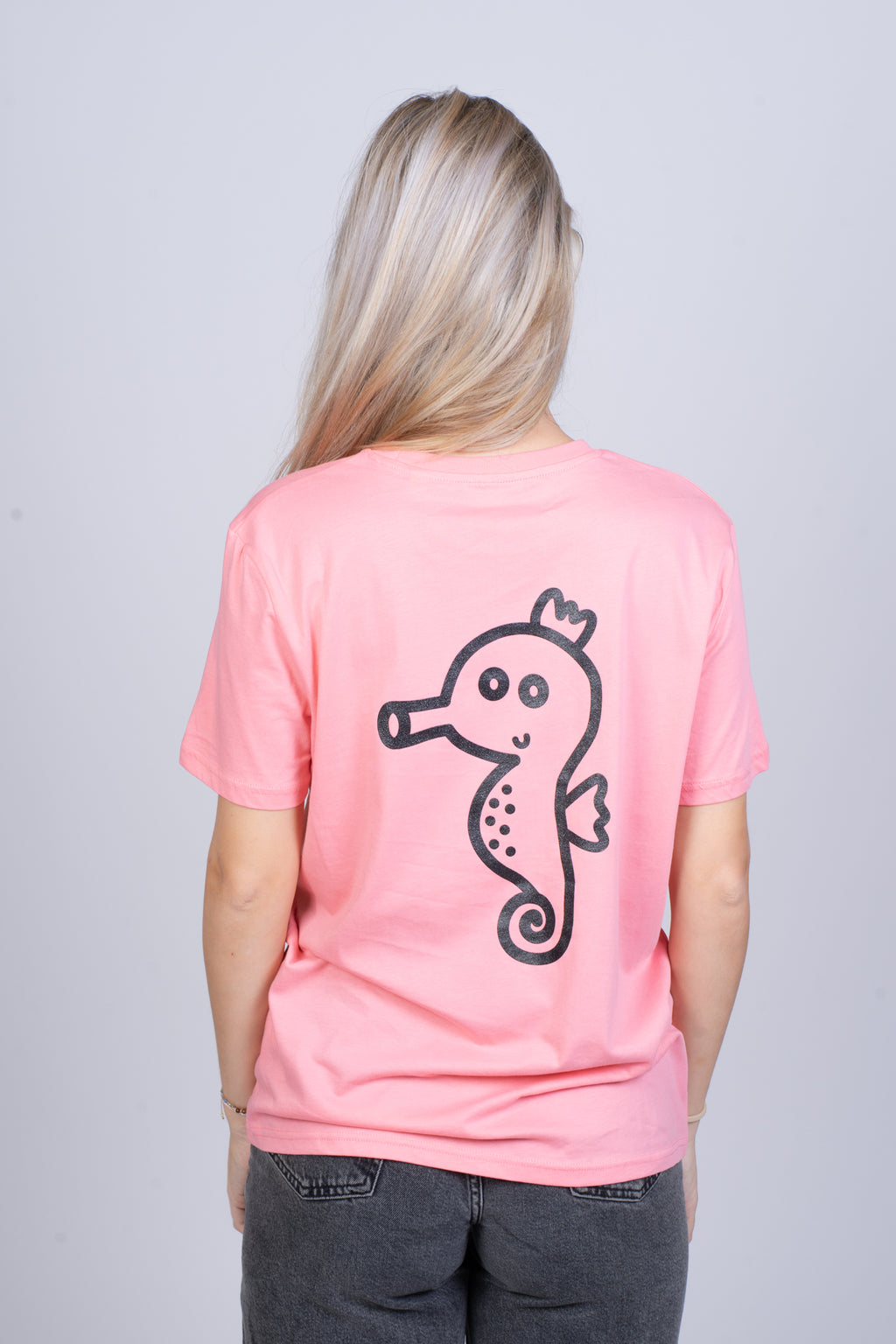 Unisex Tričko MORSKÝ KONÍK ružové