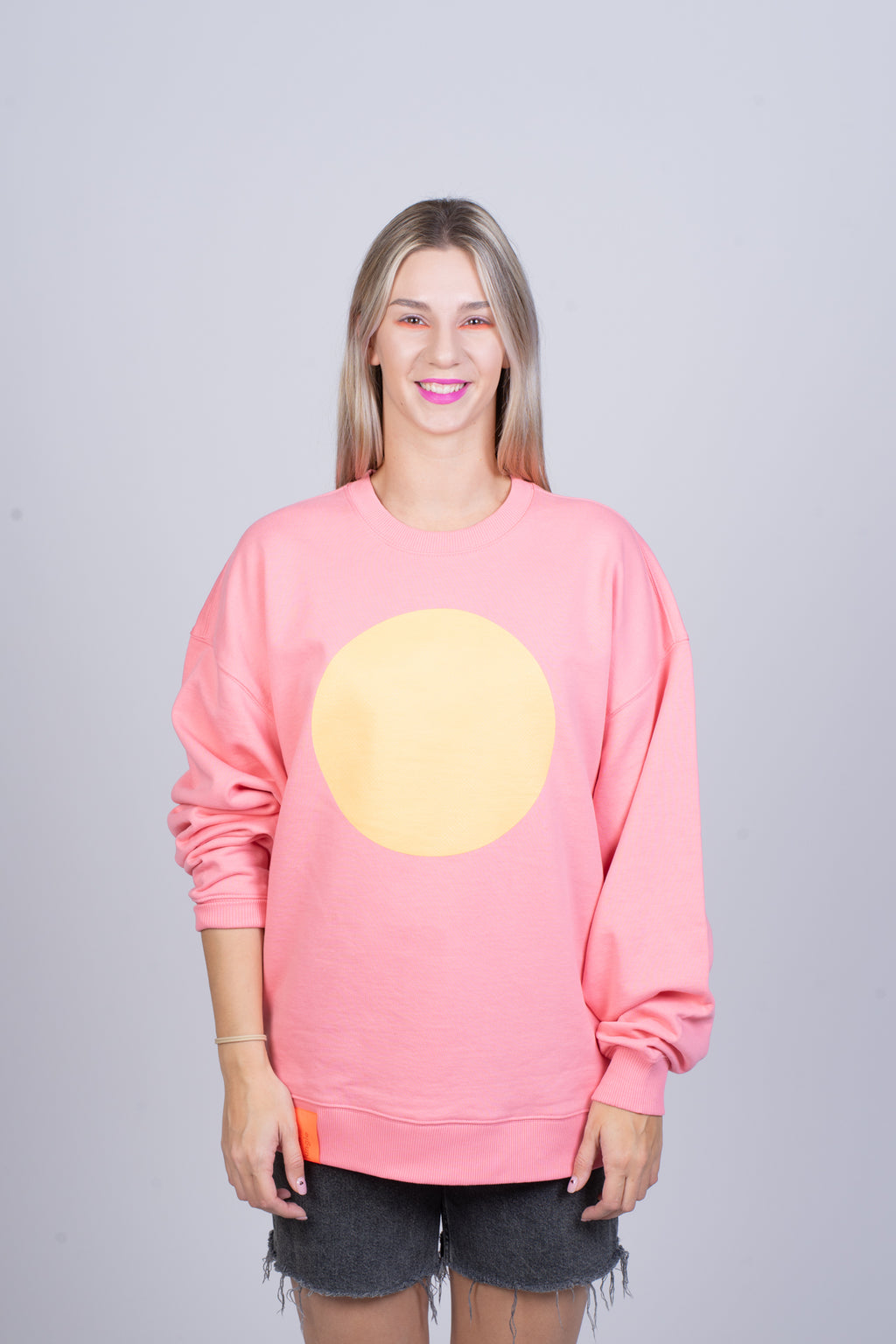 Unisex Mikina KRUH Ružová