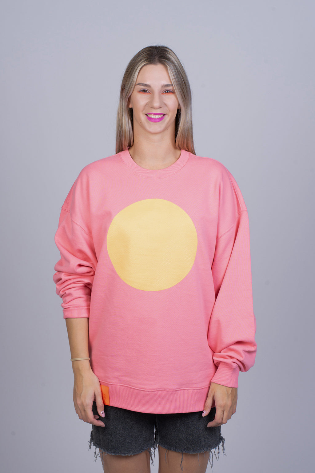 Unisex Mikina KRUH Ružová