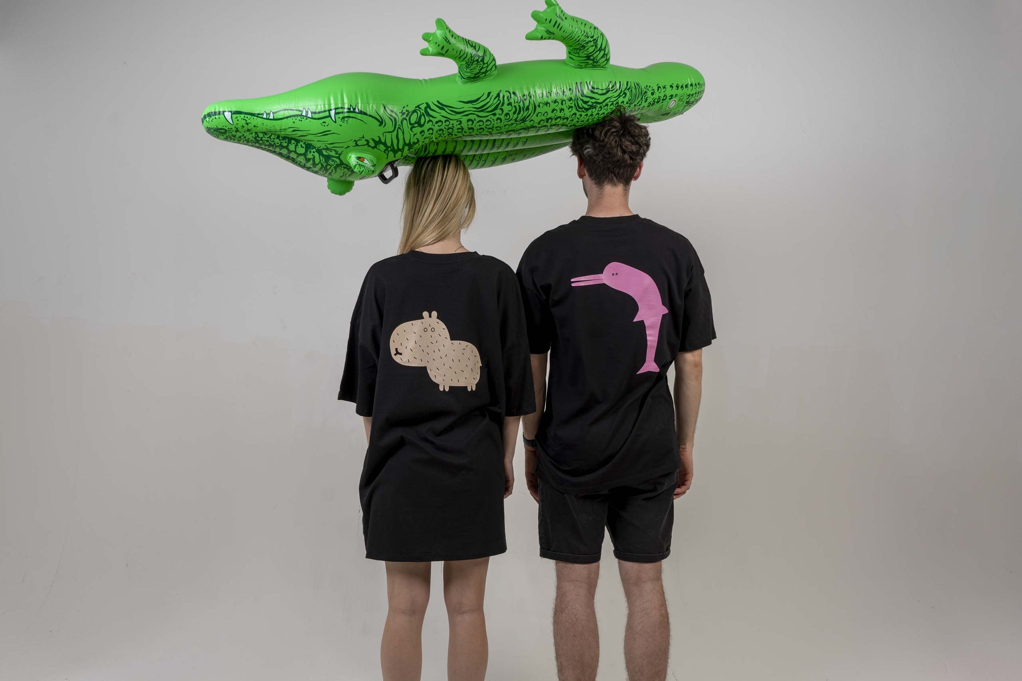 Unisex tričko-šaty KAPYBARA
