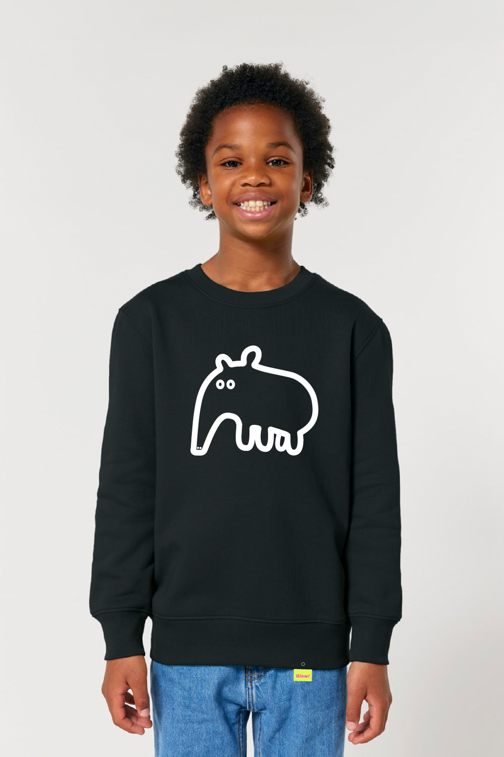 Detská Mikina TAPÍR čierna