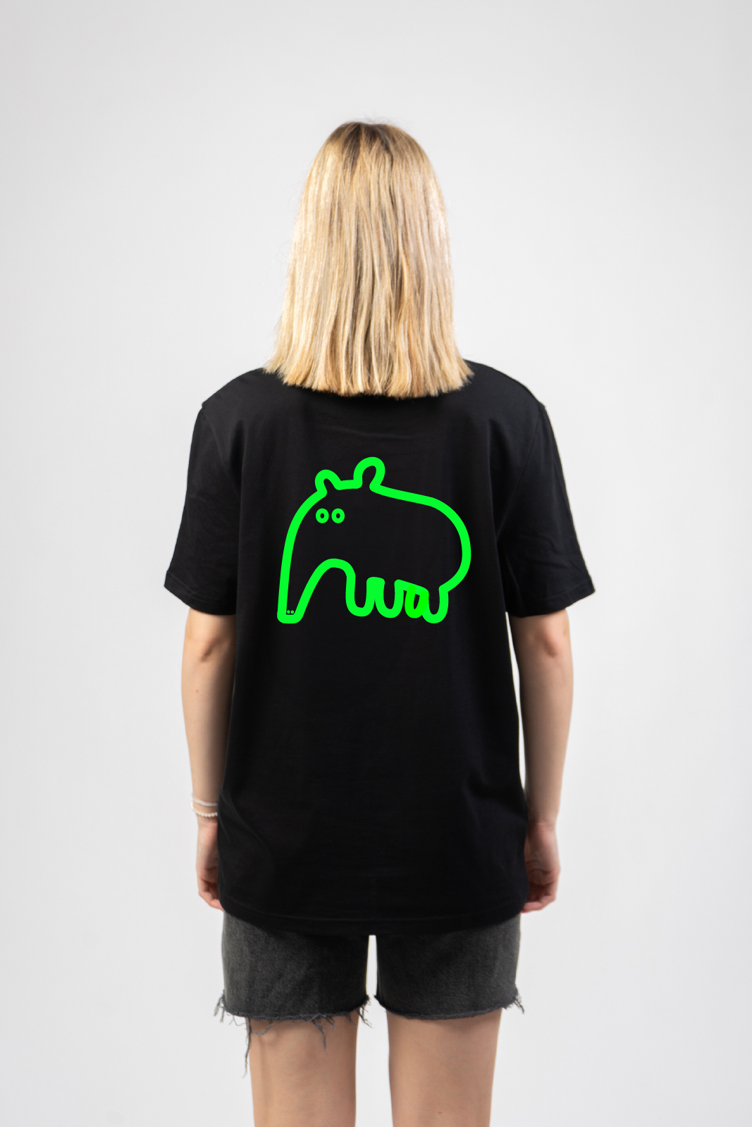 Unisex Tričko TAPÍR zelený