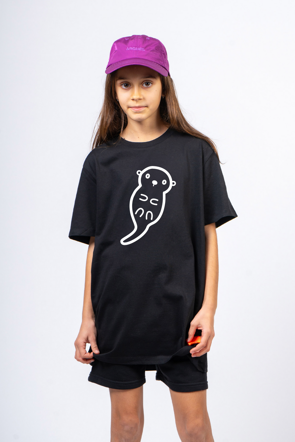 Detské Tričko VYDRA čierne