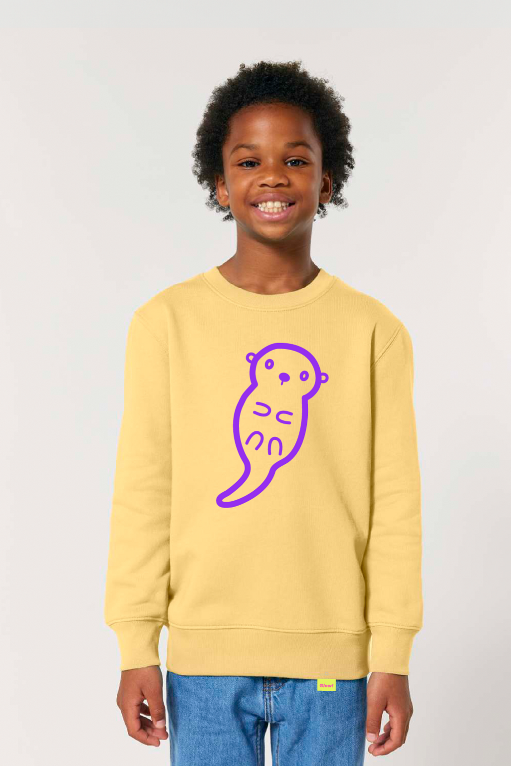 Detská Mikina VYDRA žltá