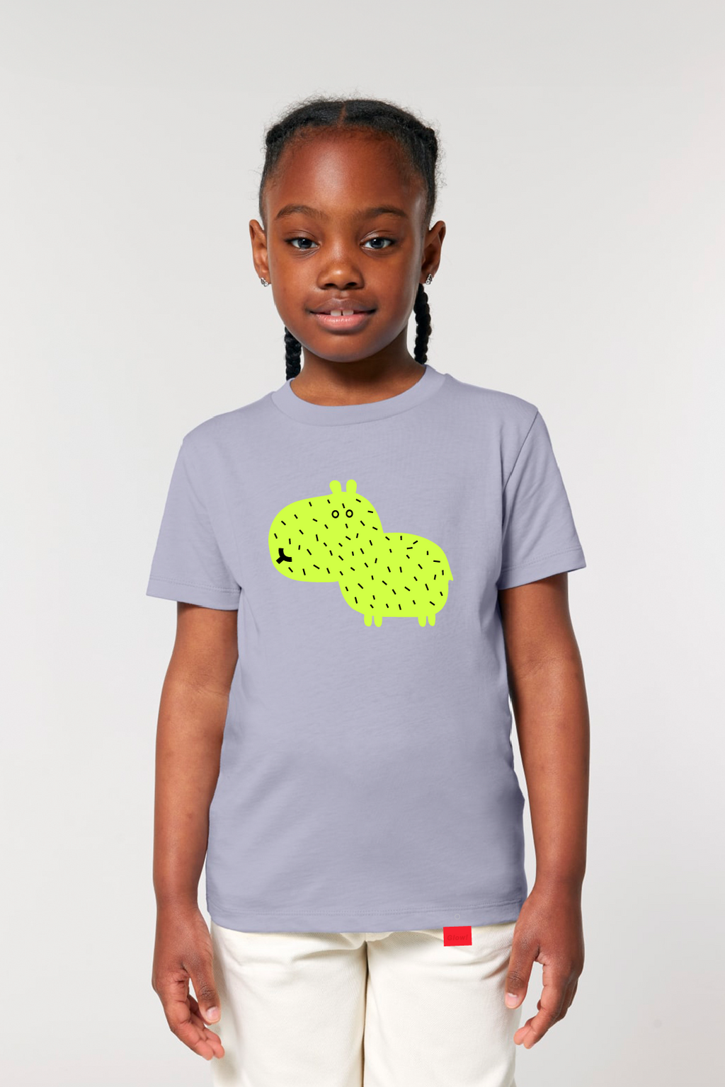 Detské Tričko KAPYBARA fialové