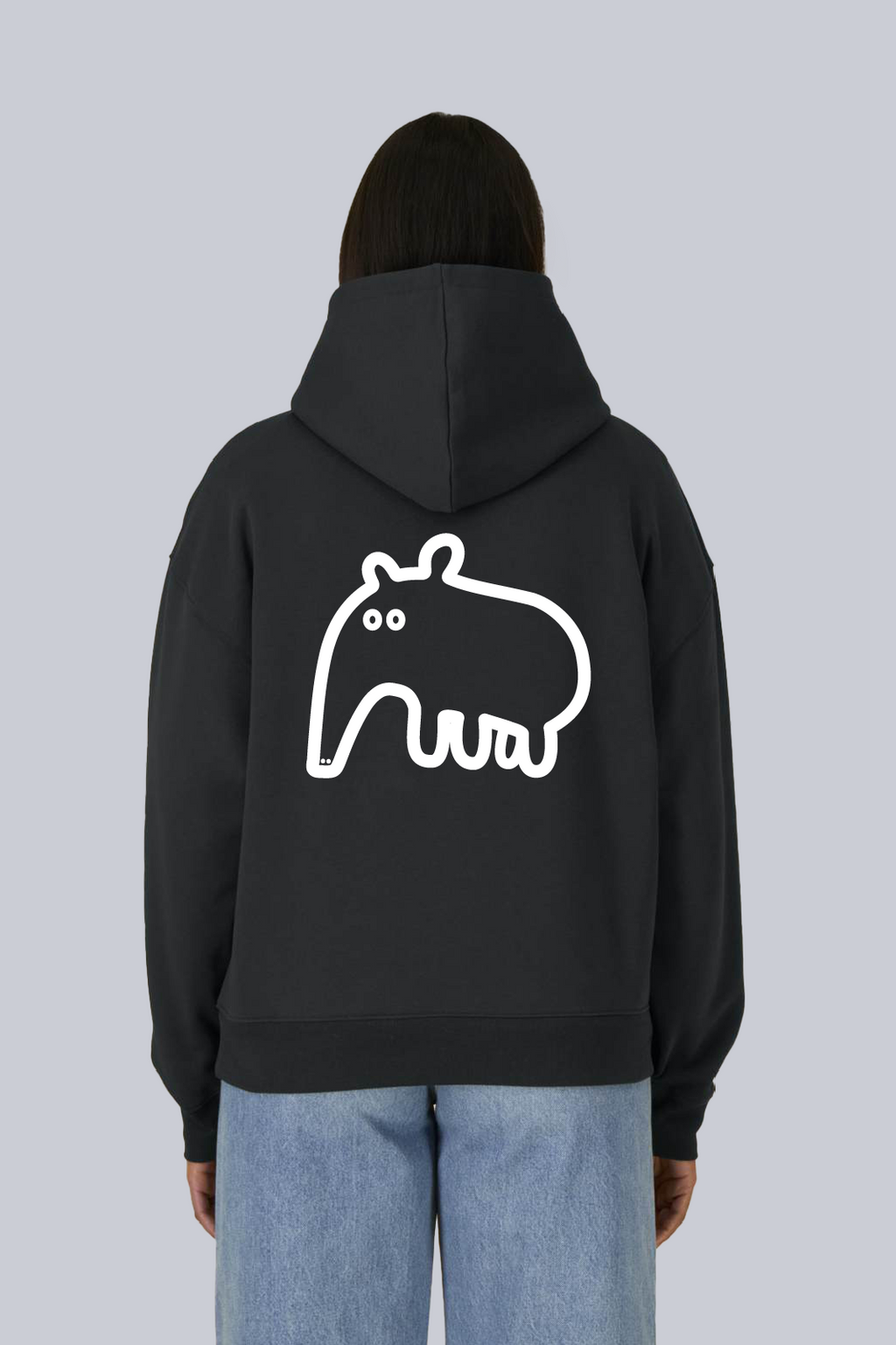 Unisex Mikina Tapír čierna