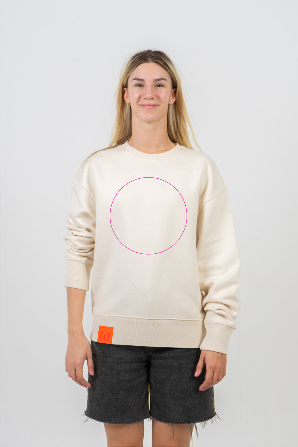 Unisex Mikina KRUŽNICA Béžová