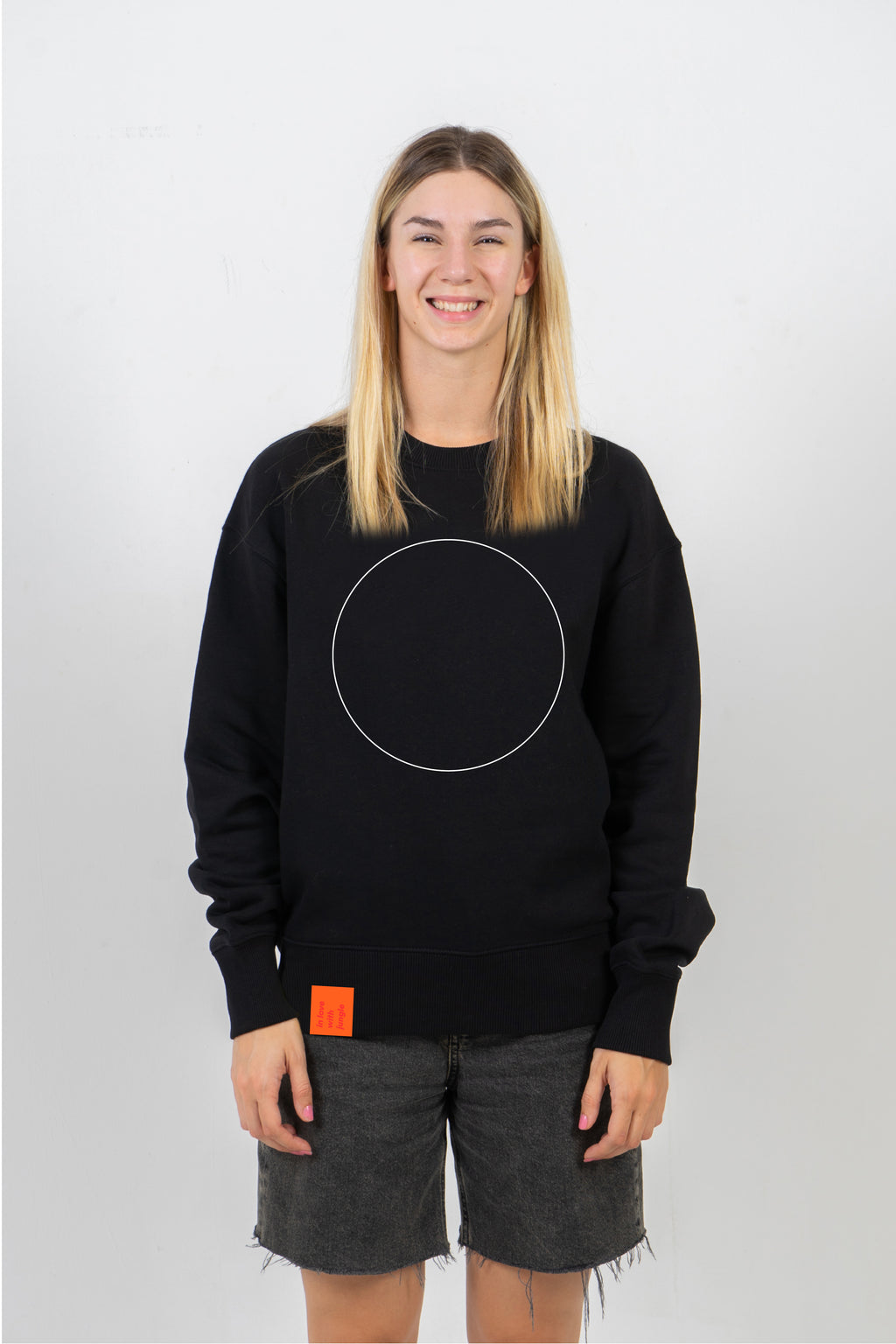 Unisex Mikina KRUŽNICA Čierna