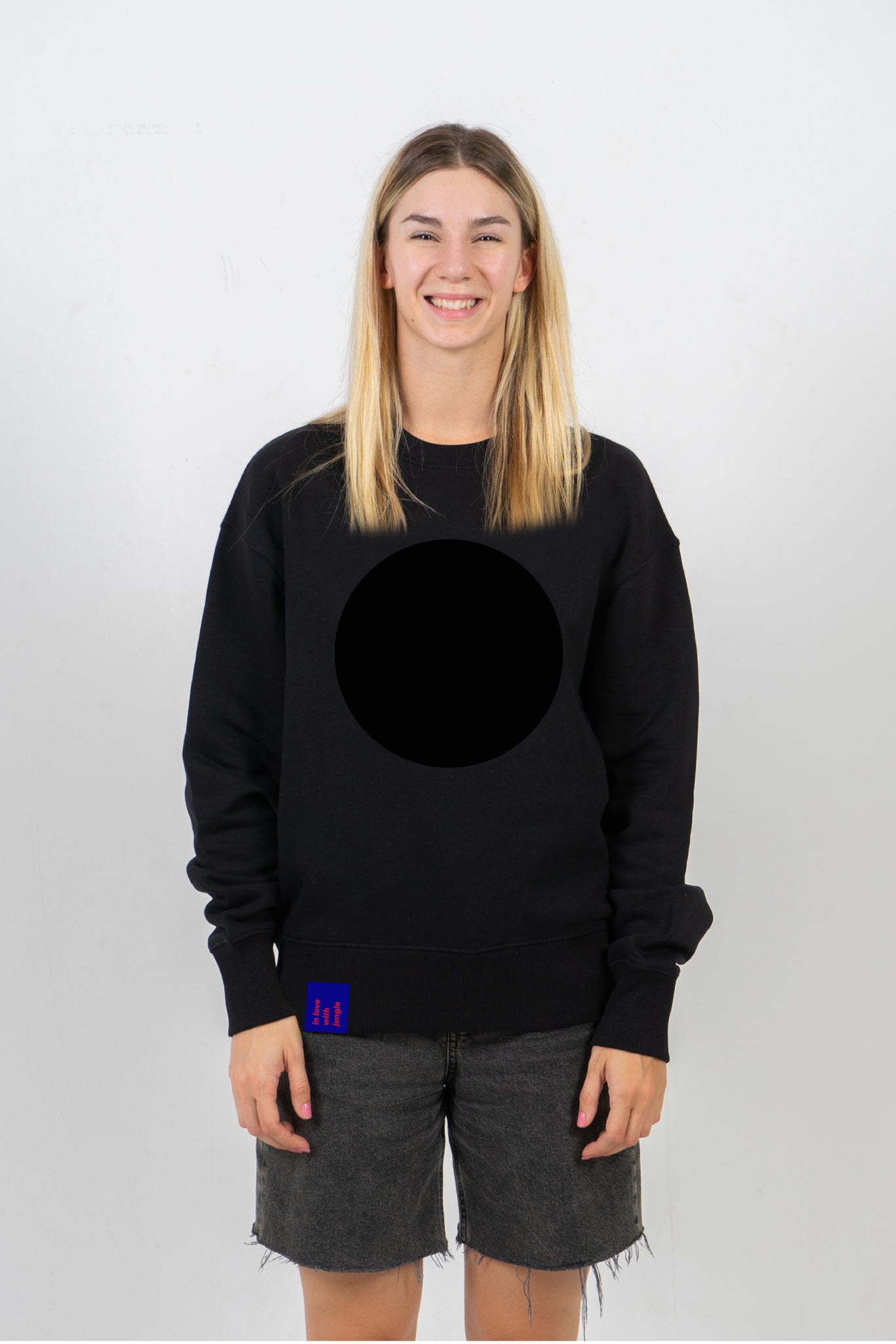 Unisex Mikina KRUH Čierna