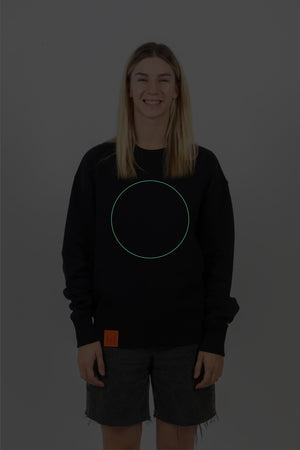 Unisex Mikina KRUŽNICA Čierna