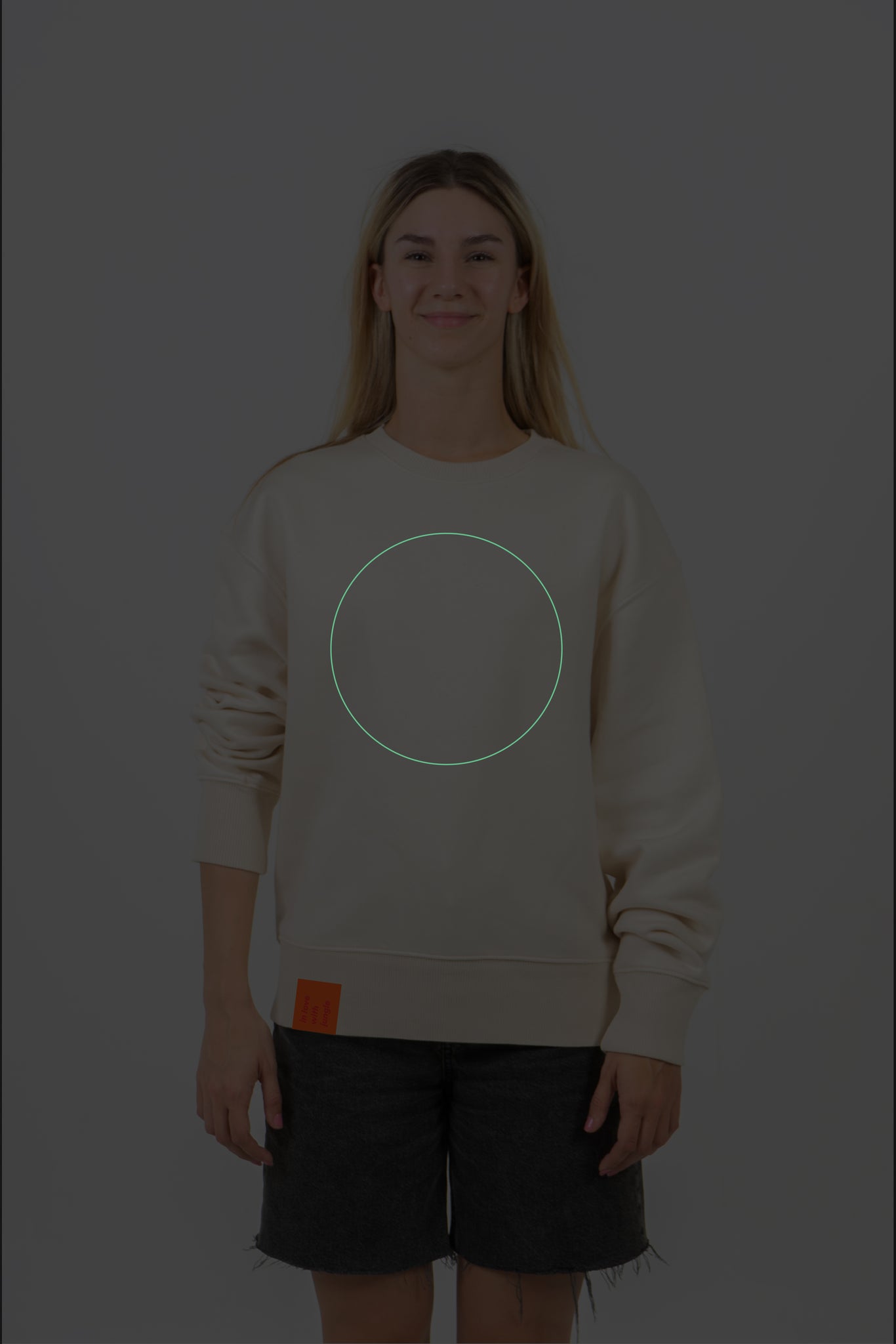 Unisex Mikina KRUŽNICA Béžová