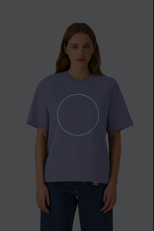 Unisex Tričko KRUŽNICA Fialové