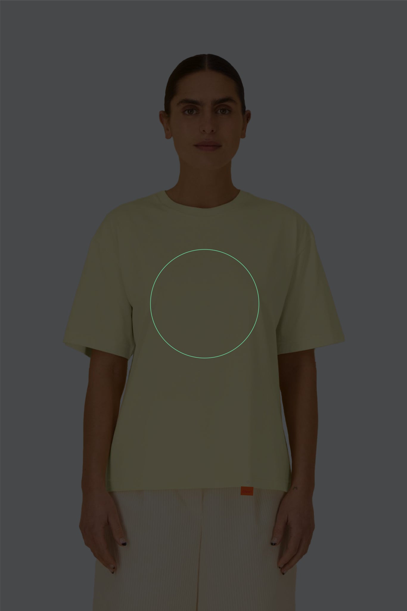 Unisex Tričko KRUŽNICA Žlté