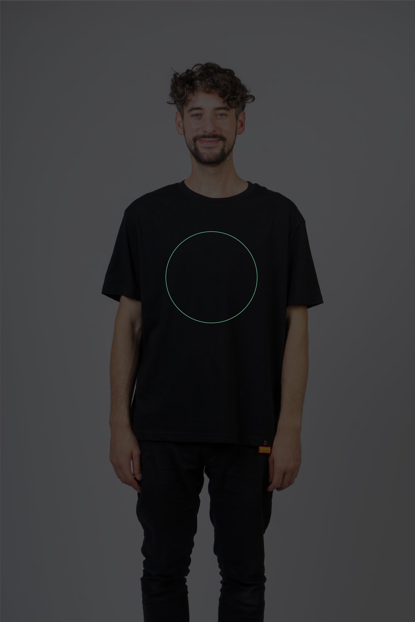 Unisex Tričko KRUŽNICA Čierne.