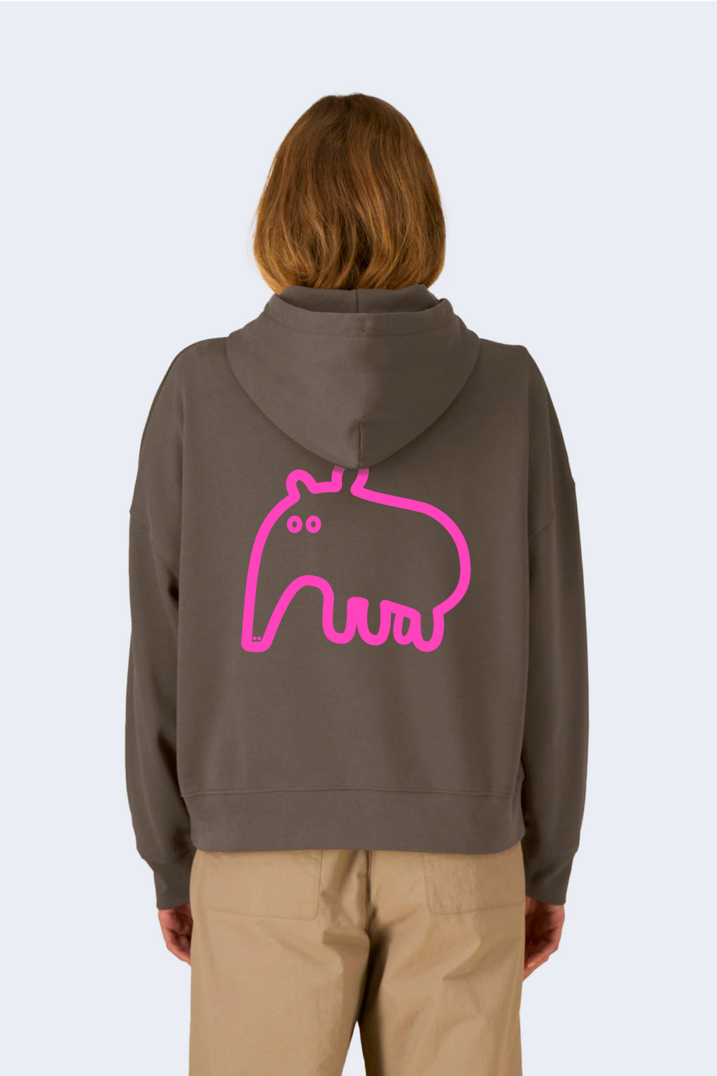 Dámska Mikina TAPÍR hnedá